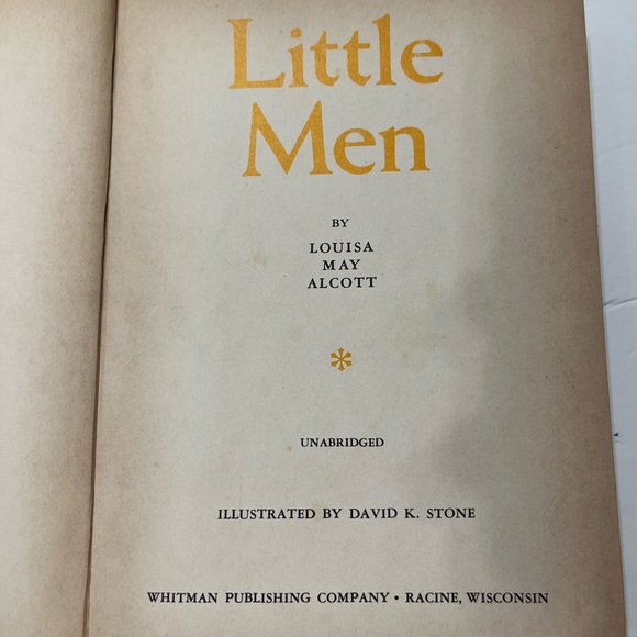 Vintage “Little Men” by Louisa May Alcott- 1965 Hardcover Classic - Picture 5 of 5